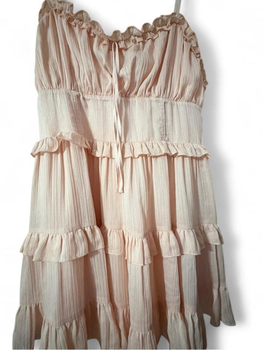 wild fable Peach Smocked Sundress